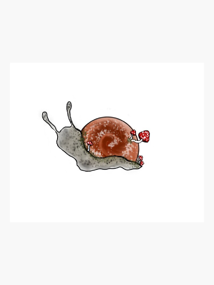 Thumbnail 3 of 3, Sticker, Mushroom slug  designed and sold by racer0220.