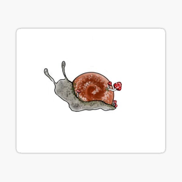 Mushroom slug Sticker