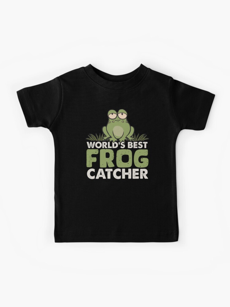 Funny Frog Hunter Worlds Best Frog Catcher Toddler T-Shirt by EQ Designs -  Fine Art America