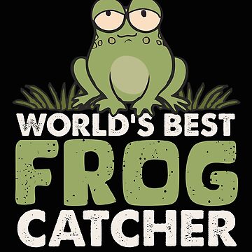Frog Hunter Funny Worlds Best Frog Catcher Kids Boys Girls PopSockets  PopGrip: Swappable Grip for Phones & Tablets