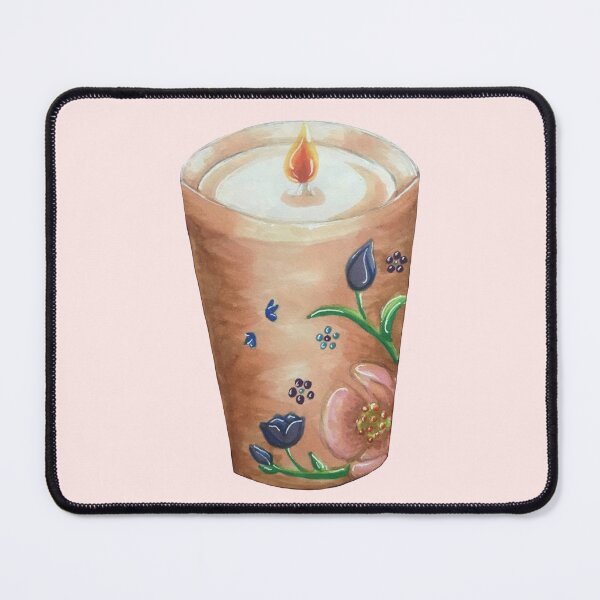 Item preview, Floral Candle designed and sold by Lady-Lilac.