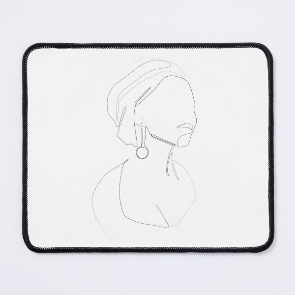 Item preview, Afro turban girl, beautiful black woman home décor print designed and sold by shreya ranjan.
