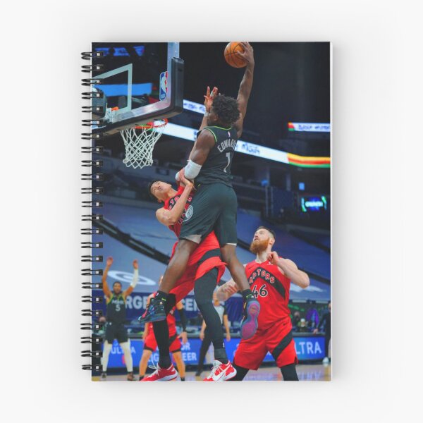 Item preview, Anthony Edwards Poster Dunk on Yuta Watanabe designed and sold by Basketball For Life.