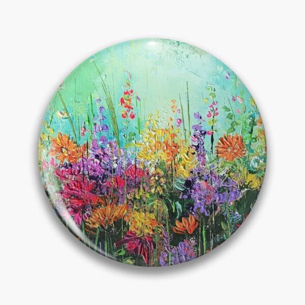 Artikelvorschau, Garden Magic, farbenfrohes zeitgenössisches Blumendesign entworfen und verkauft von ColetteBaumback.