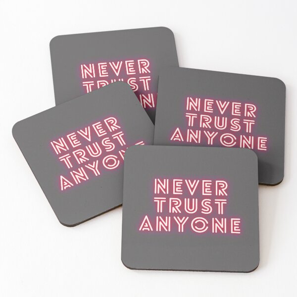 Item preview, Never Trust Anyone | vintage design designed and sold by teez4dayz.