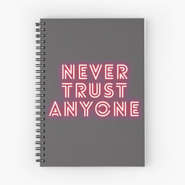 Item preview, Never Trust Anyone | vintage design designed and sold by teez4dayz.