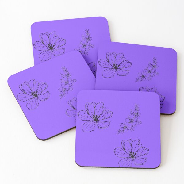 Item preview, Black blue flower designed and sold by ArtiVibe01.