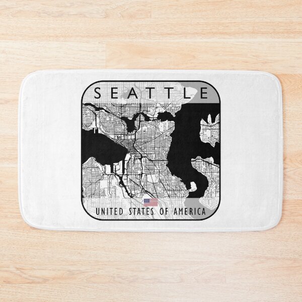 Artikelvorschau, SEATTLE-KARTE USA entworfen und verkauft von hatimelhag.