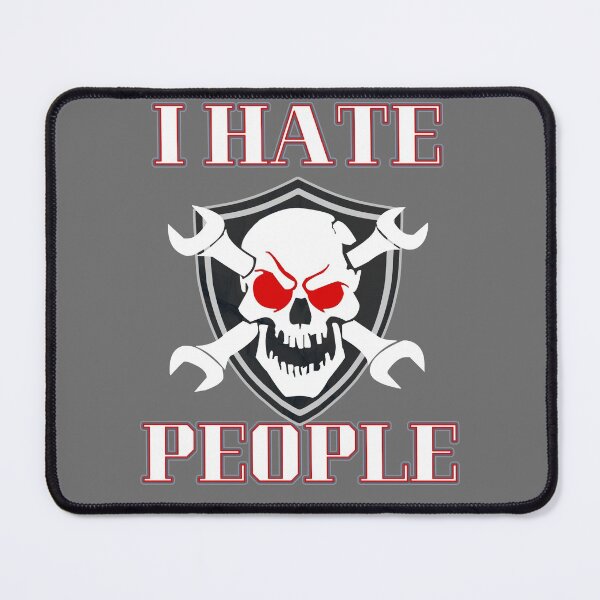 Item preview, Skull I hate people designed and sold by Topmel.