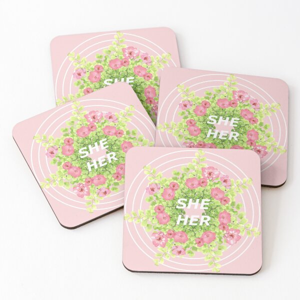 Item preview, She/Her  designed and sold by Sad Bird Studio.