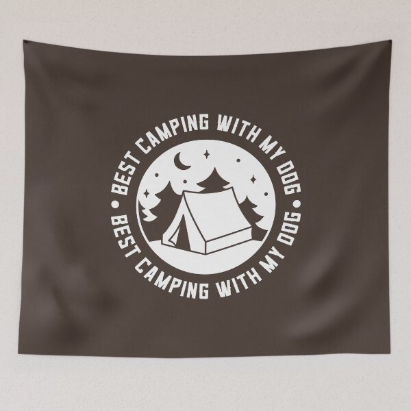 Item preview, Best Camping With My Dog #3 designed and sold by SalahBlt.