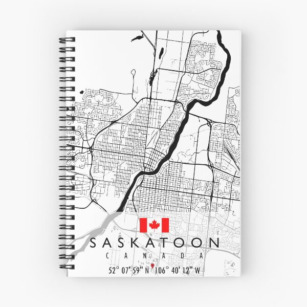 Item preview, Mapa de SASKATOON CANADÁ designed and sold by hatimelhag.