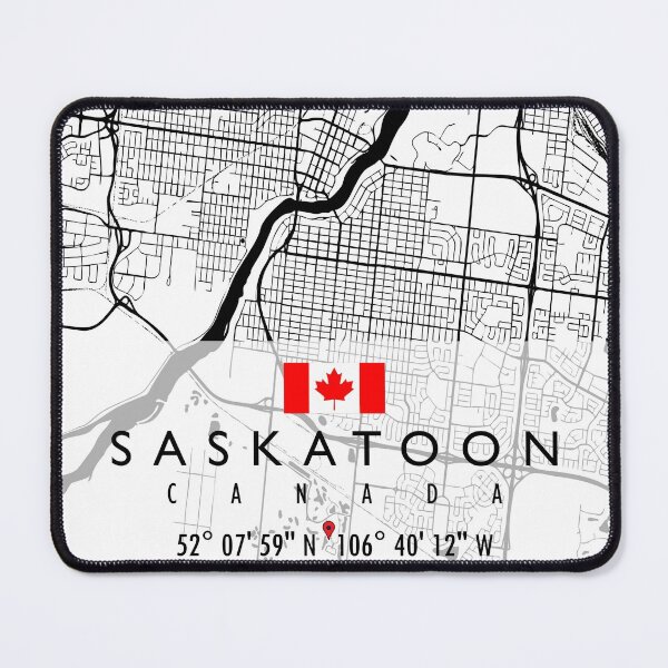 Item preview, SASKATOON MAP CANADA designed and sold by hatimelhag.