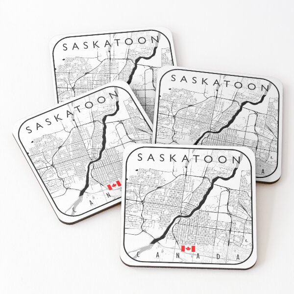 Item preview, SASKATOON MAP CANADA designed and sold by hatimelhag.