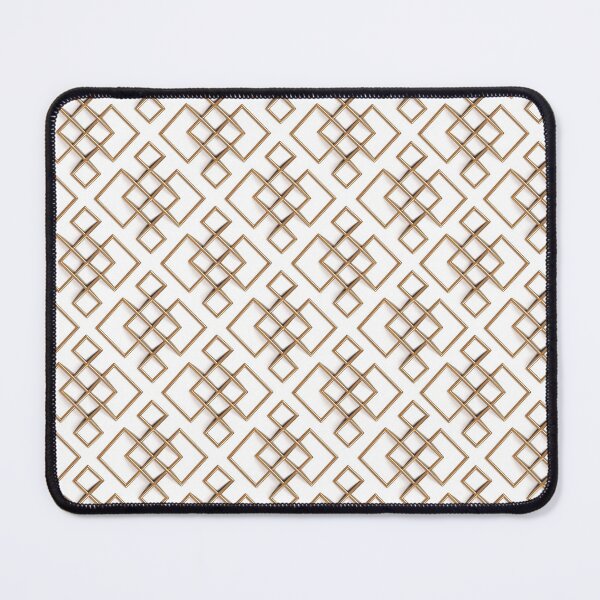 Item preview, 3 D Gold Art Deco Pattern Eight designed and sold by Elisabeth Lucas.