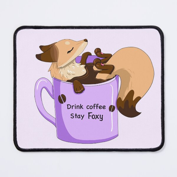 Item preview, Sunny the Fox in a Coffee Mug designed and sold by Lady-Lilac.