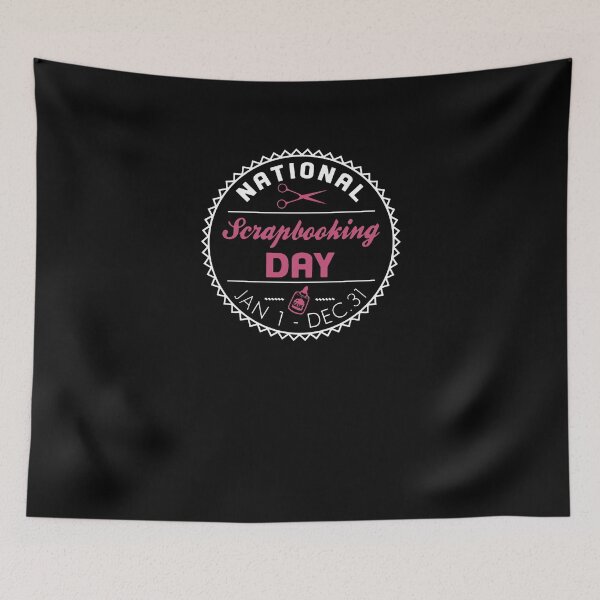 Item preview, National Scrapbooking Day Jan 1st   December 31st designed and sold by clickmostro.