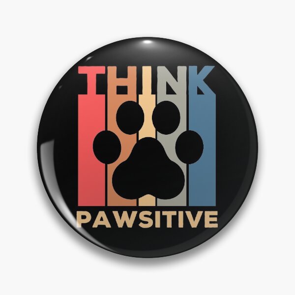 Item preview, Think Pawsitive - Vintage Animal Lovers designed and sold by ohmier.