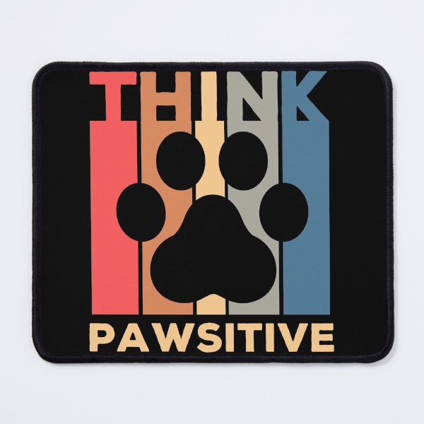 Item preview, Think Pawsitive - Vintage Animal Lovers designed and sold by ohmier.