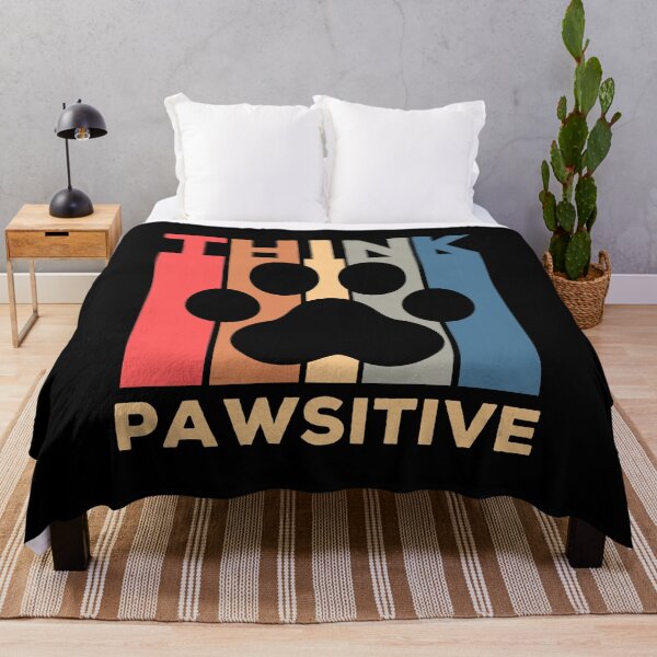 Item preview, Think Pawsitive - Vintage Animal Lovers designed and sold by ohmier.