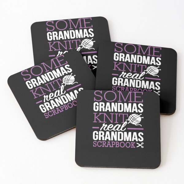 Item preview, Some Grandmas Knit Real Grandmas Scrapbook designed and sold by clickmostro.