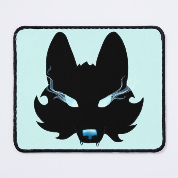 Item preview, Black Wolf Mask with Blue Eyes designed and sold by Lady-Lilac.