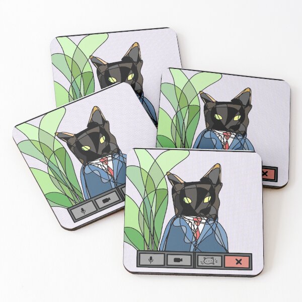 Item preview, Business Cat in home office designed and sold by dodpod.