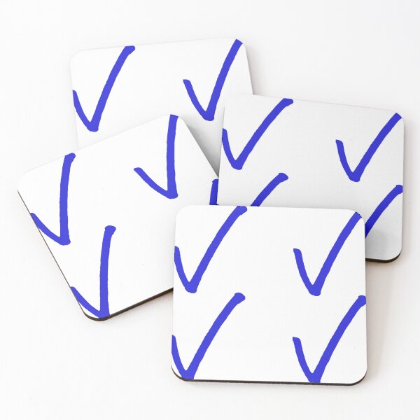 Item preview, Medium Blue Check Mark Symbol 4 pack designed and sold by Loving-school.