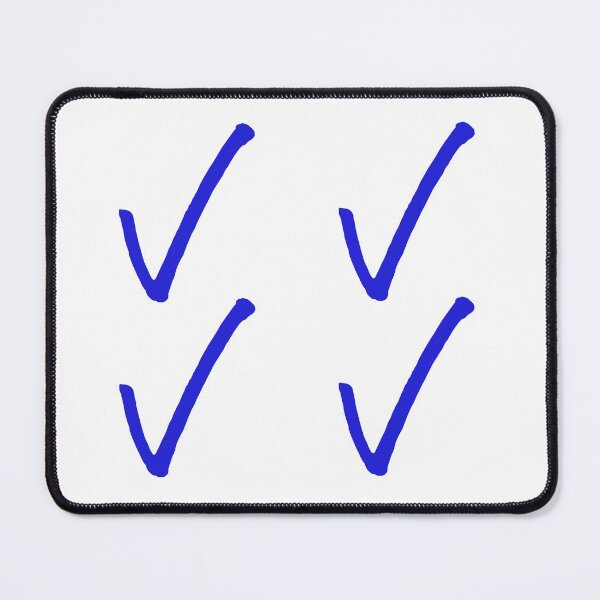 Item preview, Medium Blue Check Mark Symbol 4 pack designed and sold by Loving-school.