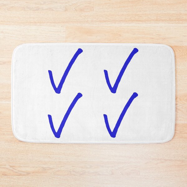 Item preview, Medium Blue Check Mark Symbol 4 pack designed and sold by Loving-school.