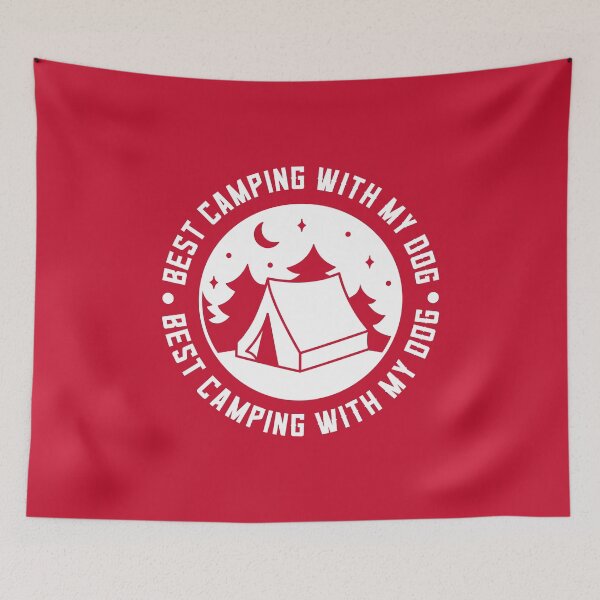 Item preview, Best Camping With My Dog #4 designed and sold by SalahBlt.