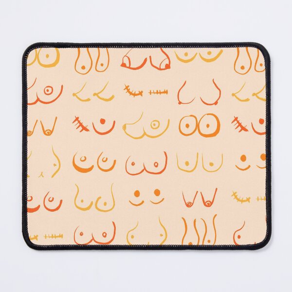 Item preview, Orange Tones Boobies Drawing designed and sold by MaiZephyr.