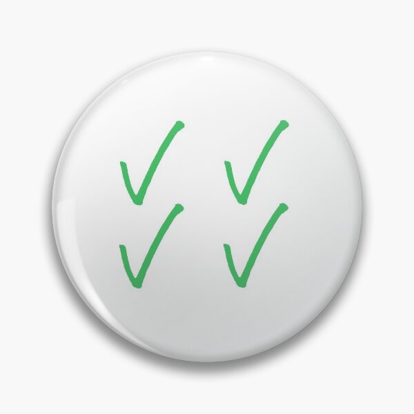Item preview, Medium Green Check Mark Symbol 4 pack designed and sold by Loving-school.