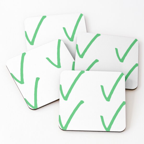 Item preview, Medium Green Check Mark Symbol 4 pack designed and sold by Loving-school.