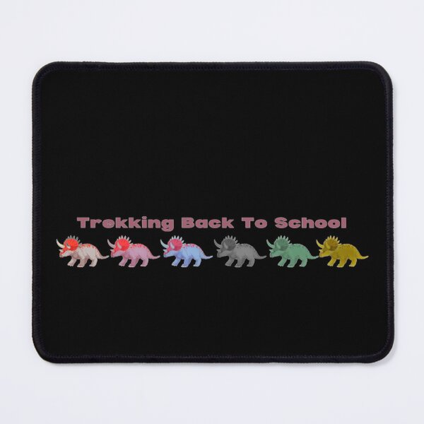 Item preview, Triceratops Trekking Back To School Dinos In a Row designed and sold by H3designs.