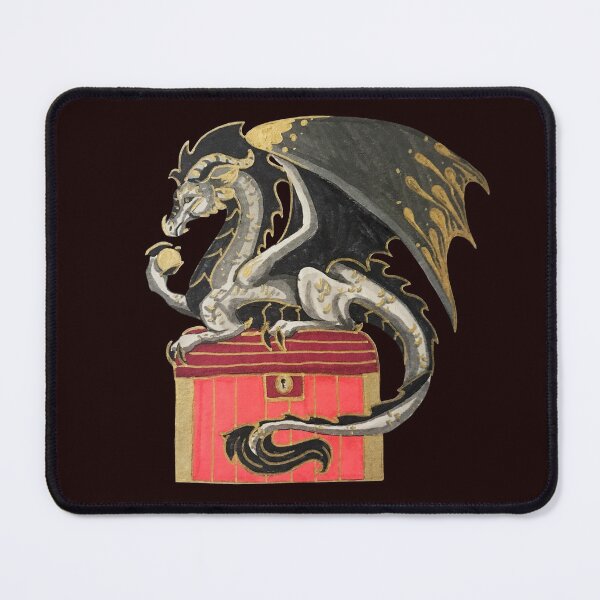 Item preview, Dragon on a Treasure Chest designed and sold by Lady-Lilac.