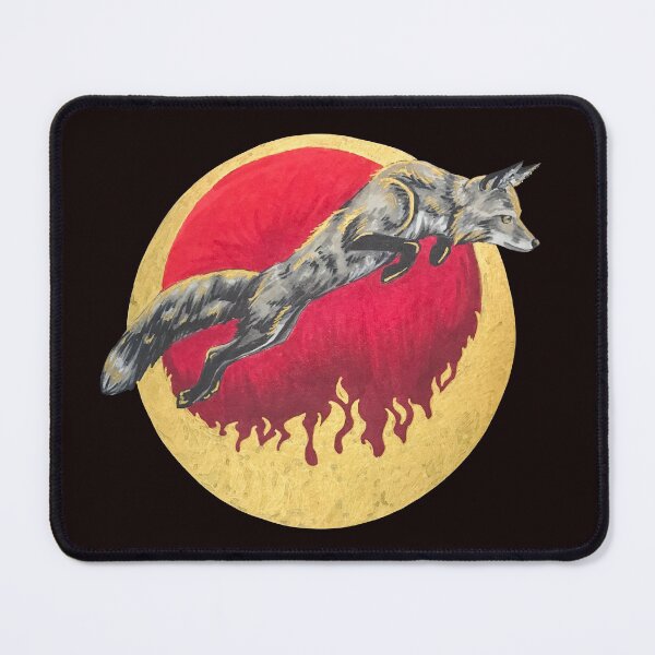 Item preview, Fire Fox Jumping designed and sold by Lady-Lilac.