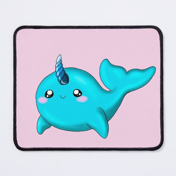 Item preview, Cute Turquoise Narwhal designed and sold by Lady-Lilac.