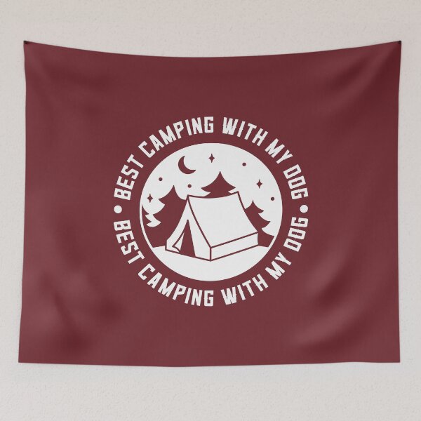 Item preview, Best Camping With My Dog #6 designed and sold by SalahBlt.
