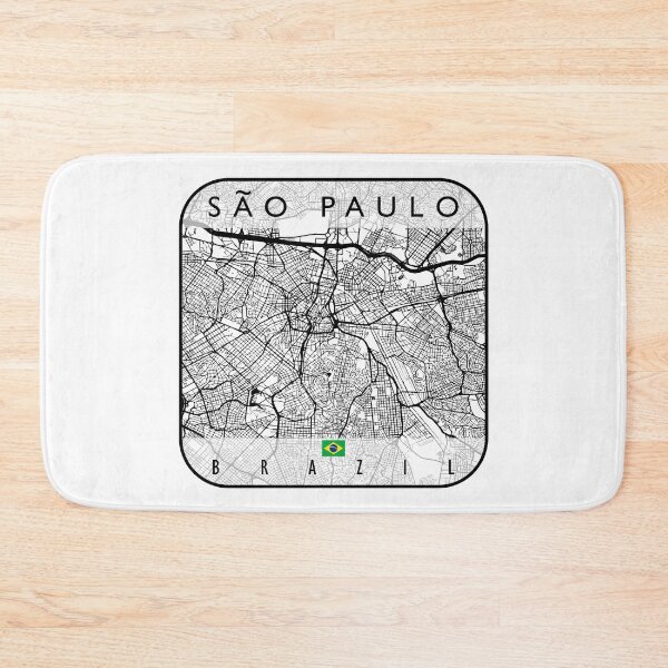 Item preview, SAO PAULO MAP BRAZIL designed and sold by hatimelhag.