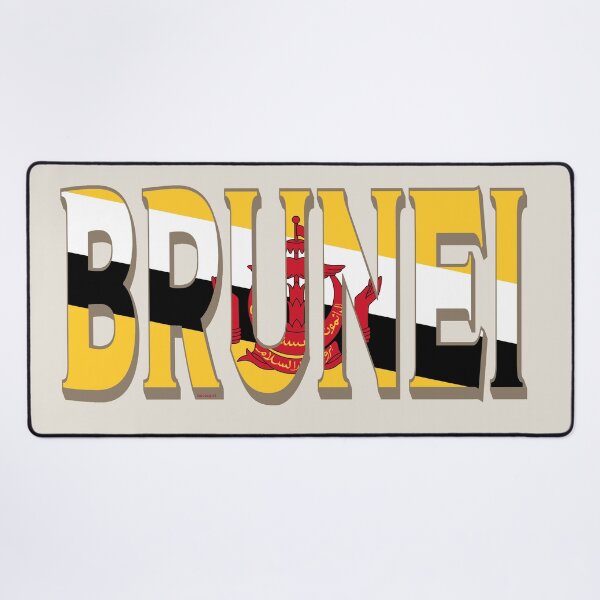 Item preview, Brunei Font with Bruneian Flag designed and sold by Havocgirl.
