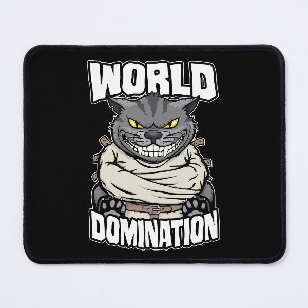 Item preview, World Domination Crazy Evil Cat Lady Funny Mad Cats Lover designed and sold by GrandeDuc.