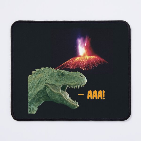 Item preview, Funny Dinosaur Screaming And Volcano designed and sold by H3designs.