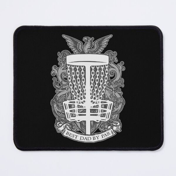 Item preview, Best Dad By Par Disc Golf Basket Chains Vintage Coat Of Arms designed and sold by GrandeDuc.
