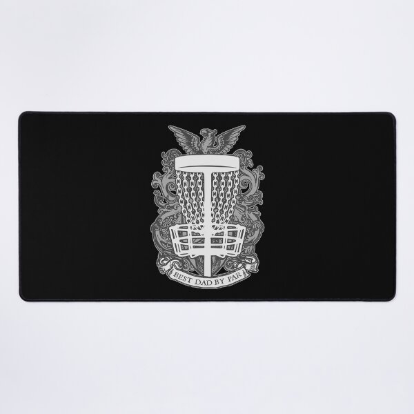 Item preview, Best Dad By Par Disc Golf Basket Chains Vintage Coat Of Arms designed and sold by GrandeDuc.