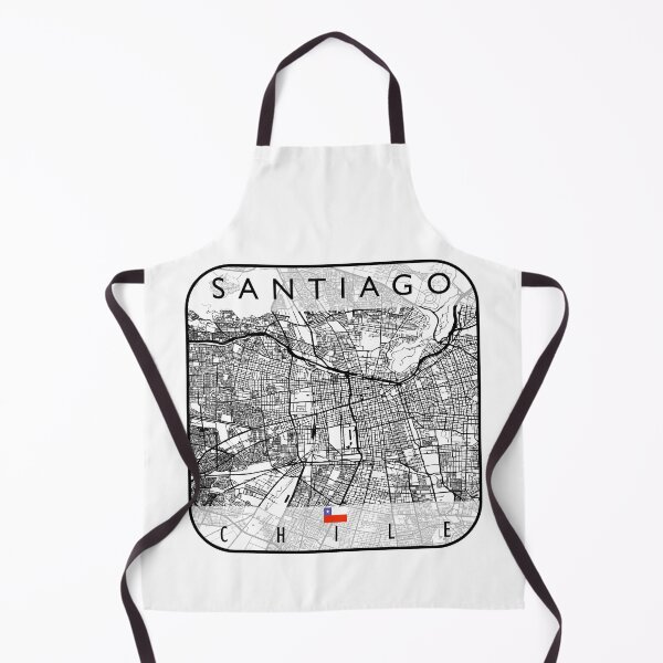 Item preview, SANTIAGO MAP CHILE designed and sold by hatimelhag.