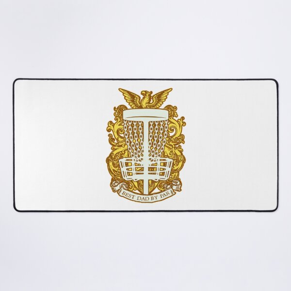 Item preview, Best Dad By Par Disc Golf Basket Chains Vintage Coat Of Arms designed and sold by GrandeDuc.