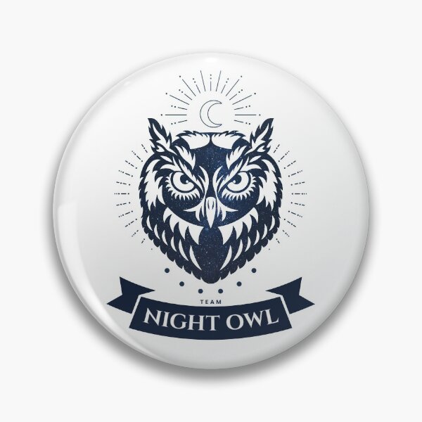 Item preview, Team Night Owl - Night owl - Blue designed and sold by Génération Ecriture.
