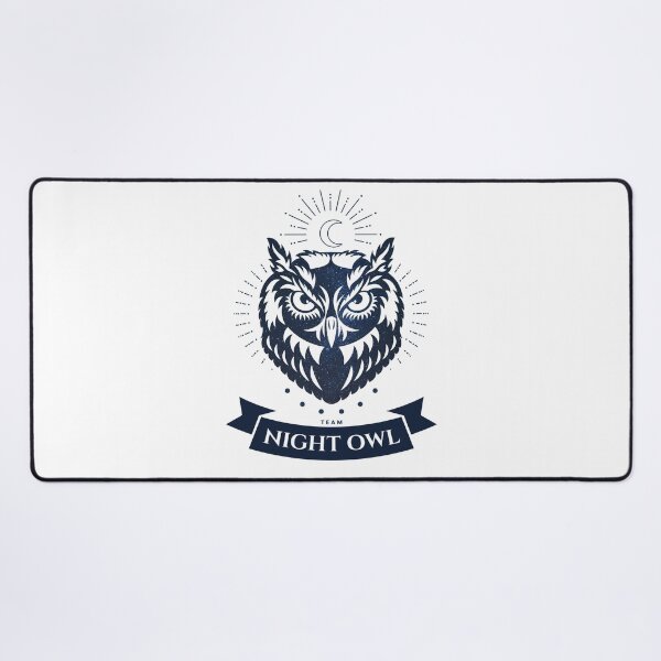 Item preview, Team Night Owl - Night owl - Blue designed and sold by Génération Ecriture.