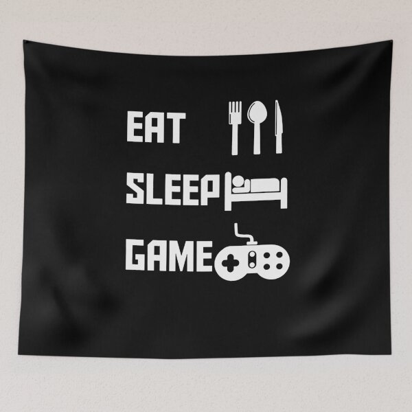 Item preview, Eat Sleep Game designed and sold by clickmostro.